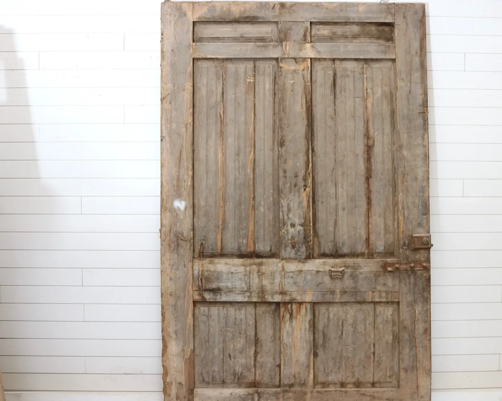 SIGNATURE 19TH CENTURY CARVED PANEL DOOR