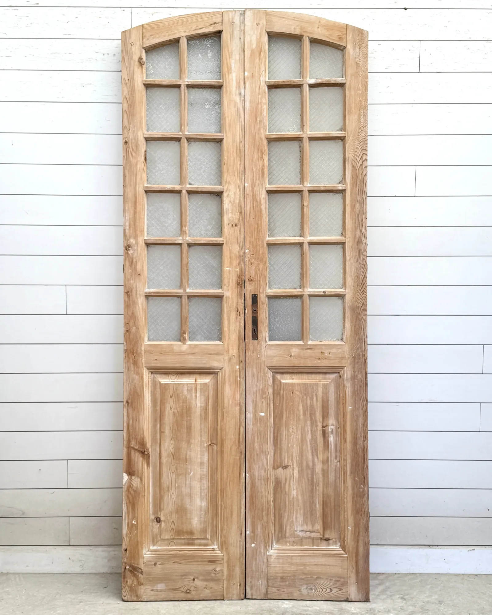 THE ANSLEY ARCHED GLASS DOOR PAIR