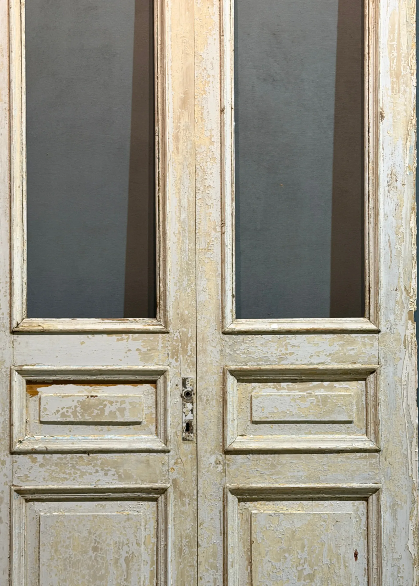 THE SIMON PAINTED GLASS BARN DOOR