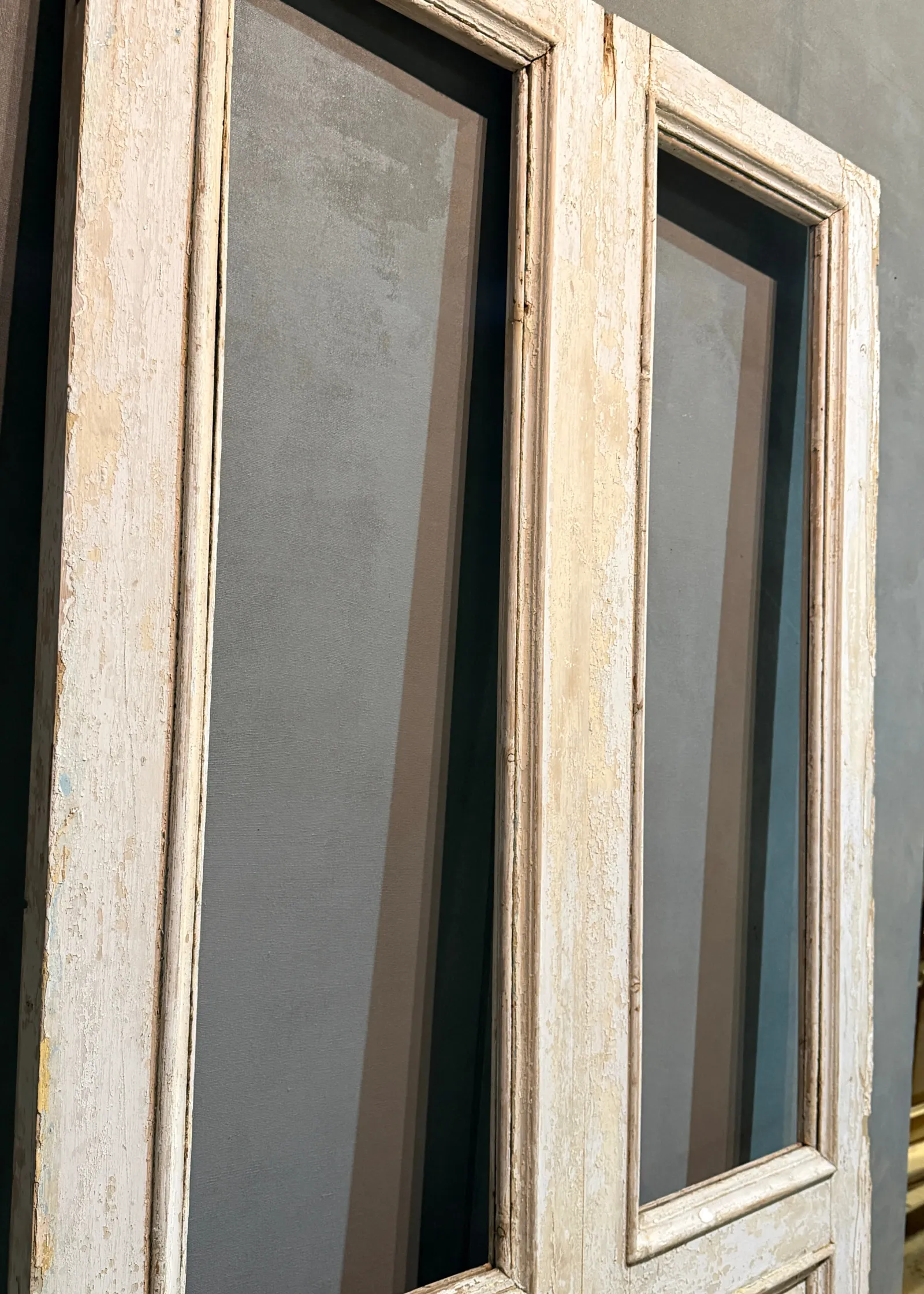 THE SIMON PAINTED GLASS BARN DOOR