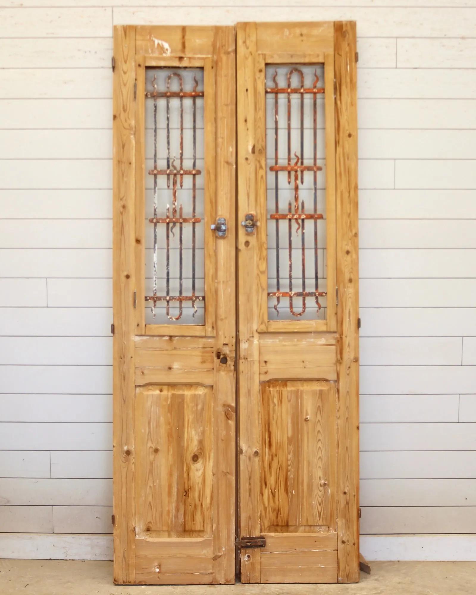 THE CALIS FRENCH PAIR WITH IRON INSERTS
