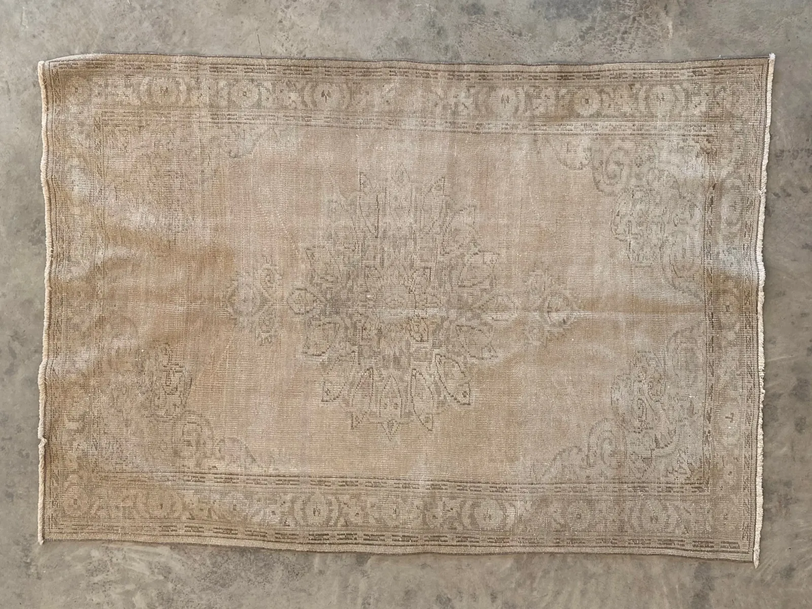 Vintage Turkish Rug; 8'6" x 6'