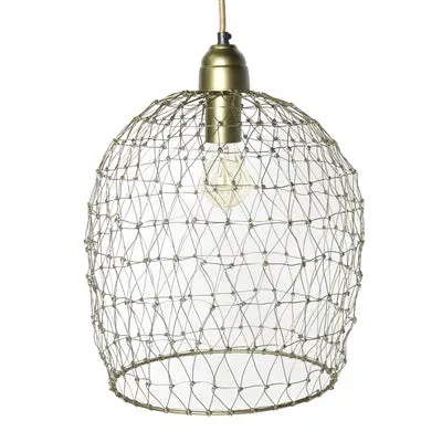 Woven Wire Pendant