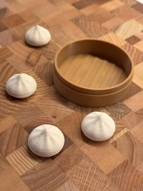 Mini Bao Dumpling Fridge Magnets - Thumbnail 3