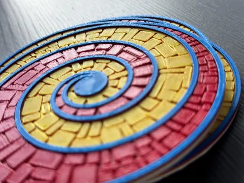 Yellow Brick Road Coaster Set - Thumbnail 3