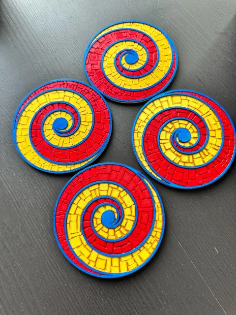 Yellow Brick Road Coaster Set - Thumbnail 5