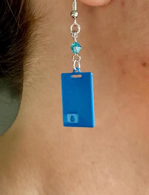Severance Lumon Keycard Earrings | Blue MDR or Green O&D