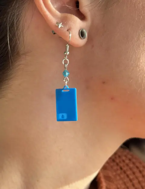 Severance Lumon Keycard Earrings - Thumbnail 4