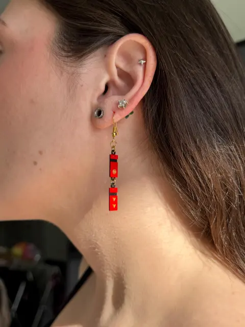 Spirited Away Bath Token Earrings - Thumbnail 2