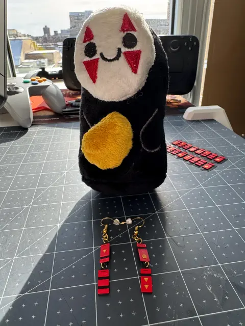 Spirited Away Bath Token Earrings - Thumbnail 6
