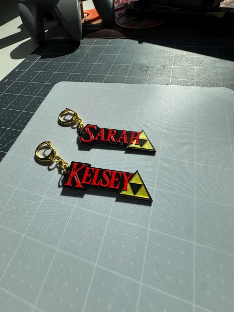 Custom Hylian Name Keychain – Personalized Gamer Gift, Fantasy RPG Inspired Key Ring - Thumbnail 8
