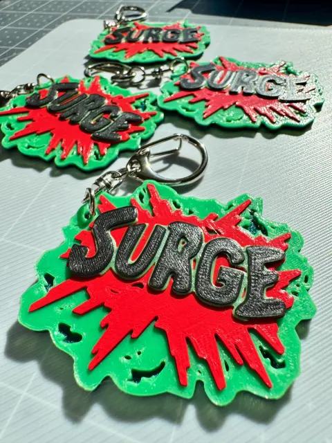 SURGE Soda Keychain, 90s Nostalgia Gift for Collectors & Retro Fans - Thumbnail 4