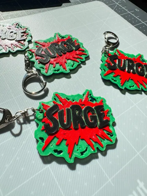 SURGE Soda Keychain, 90s Nostalgia Gift for Collectors & Retro Fans - Thumbnail 6