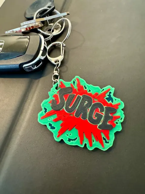 SURGE Soda Keychain, 90s Nostalgia Gift for Collectors & Retro Fans - Thumbnail 7