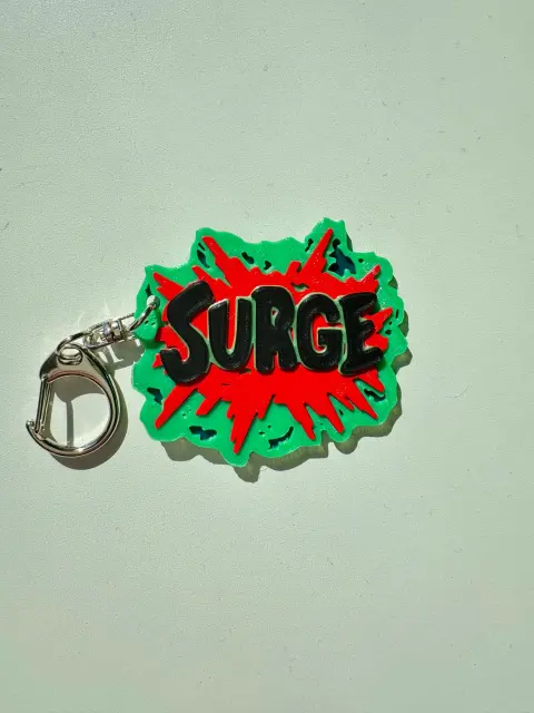 SURGE Soda Keychain, 90s Nostalgia Gift for Collectors & Retro Fans - Thumbnail 9