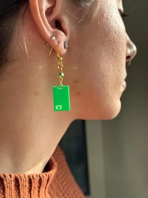 Severance Lumon Keycard Earrings - Thumbnail 6