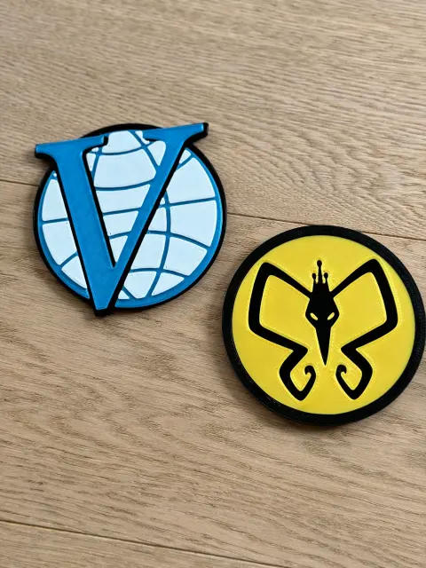 Venture Bros Coaster Set, The Monarch Coaster, Adult Swim gift for animation fans