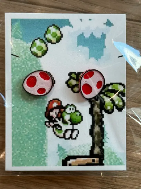 Yoshi Egg Stud Earrings - Thumbnail 8