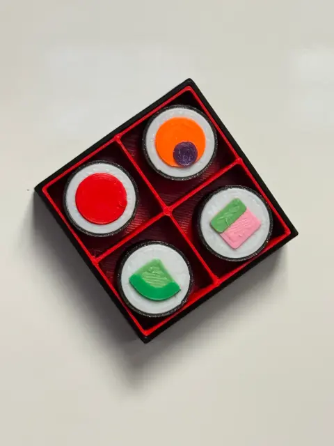 Sushi Bento Fridge Magnets | Kawaii Foodie Gift | Anime Kitchen Decor