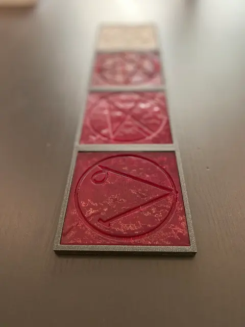 DOOM Video Game Coaster Set, Doom Fan Gift, Doom Eternal - Thumbnail 6