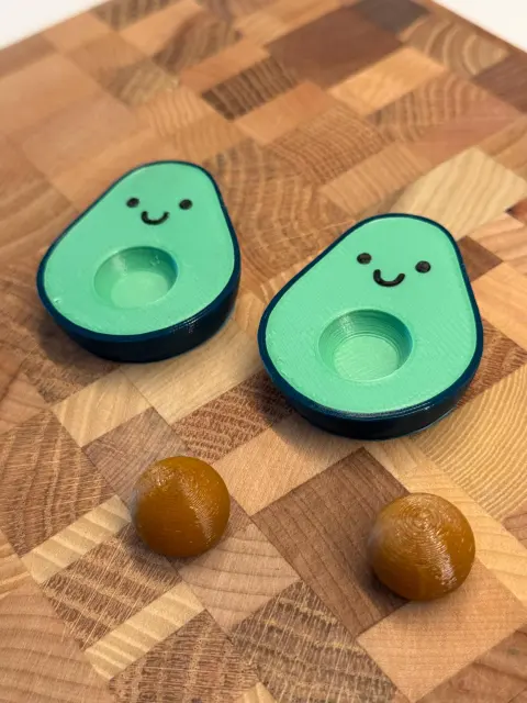 Avocado Fridge Magnet with Removable Pit – Cute Kitchen Decor & Gift for Foodies and Avocado Lovers