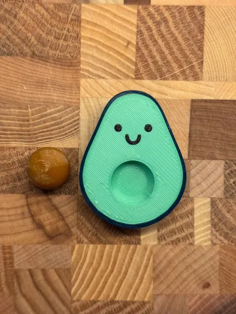 Avocado Fridge Magnet with Removable Pit – Cute Kitchen Decor & Gift for Foodies and Avocado Lovers - Thumbnail 4