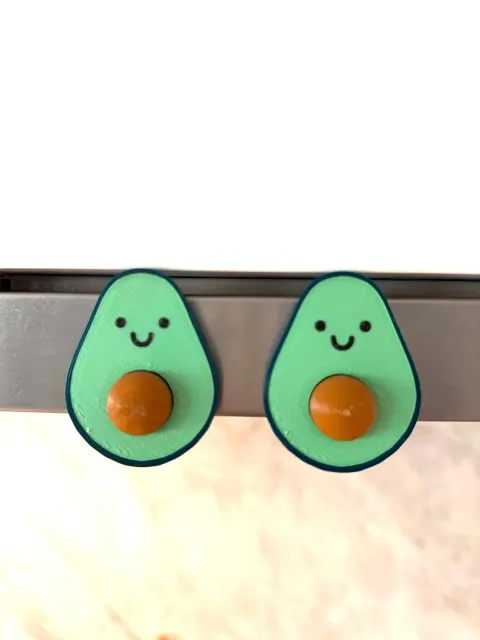 Avocado Fridge Magnet with Removable Pit – Cute Kitchen Decor & Gift for Foodies and Avocado Lovers - Thumbnail 5