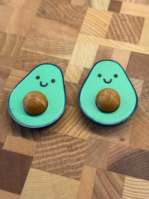 Avocado Fridge Magnet with Removable Pit – Cute Kitchen Decor & Gift for Foodies and Avocado Lovers - Thumbnail 6