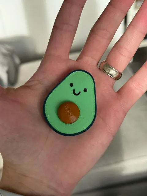 Avocado Fridge Magnet with Removable Pit – Cute Kitchen Decor & Gift for Foodies and Avocado Lovers - Thumbnail 7