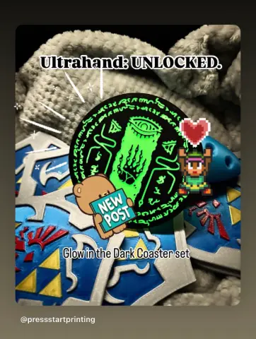 Ultrahand Glow-in-the-Dark Coaster Set - Thumbnail 6