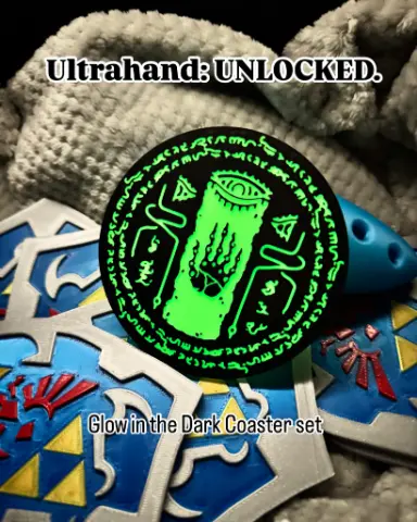 Ultrahand Glow-in-the-Dark Coaster Set
