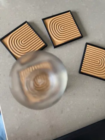 DUNE Inspired Coaster Set: Sci-Fi Home Decor, Geeky Movie Gift - Thumbnail 5