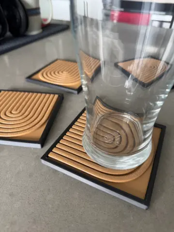 DUNE Inspired Coaster Set: Sci-Fi Home Decor, Geeky Movie Gift - Thumbnail 6