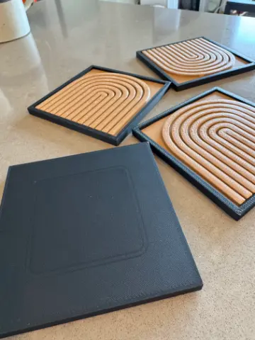 DUNE Inspired Coaster Set: Sci-Fi Home Decor, Geeky Movie Gift - Thumbnail 9