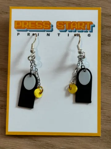 Spirited Away No-Face Earrings | Anime Jewelry | Ghibli Dangle Earrings | Kawaii Cosplay Gift