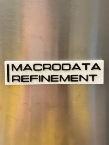 Macrodata Refinement Fridge Magnet - Severance-Inspired Lumon Industries Sign - Thumbnail 2