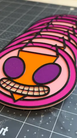 Invader Zim Irken Invasion Coaster Set - Handmade Alien Empire Coasters - Thumbnail 4