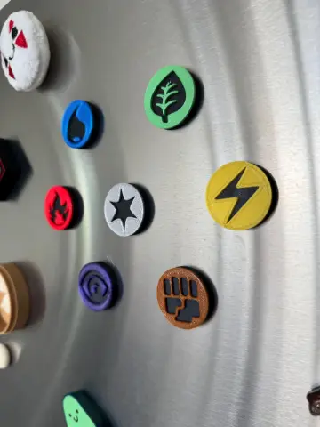 Pokémon Type Badge Magnet Set – Original 150 (Set of 7) - Thumbnail 8