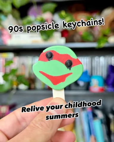 TMNT ’90s Ice Cream Keychain