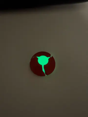 Samus Morph Ball Glow-in-the-Dark Fridge Magnet - Thumbnail 3