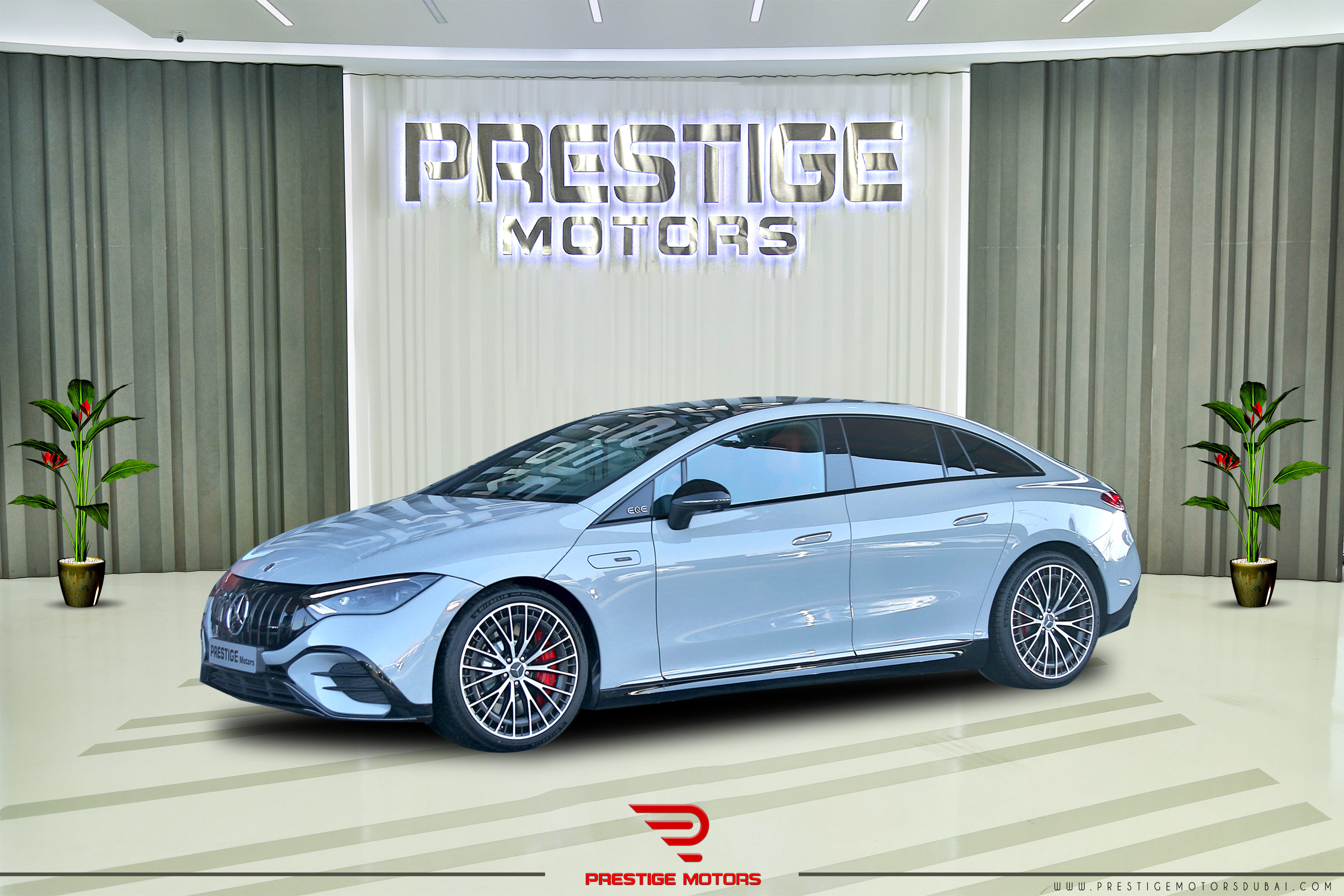 Mercedes-Benz EQE 43 AMG 4MATIC Electric Local Registration + 10% Prestige Dubai Motor