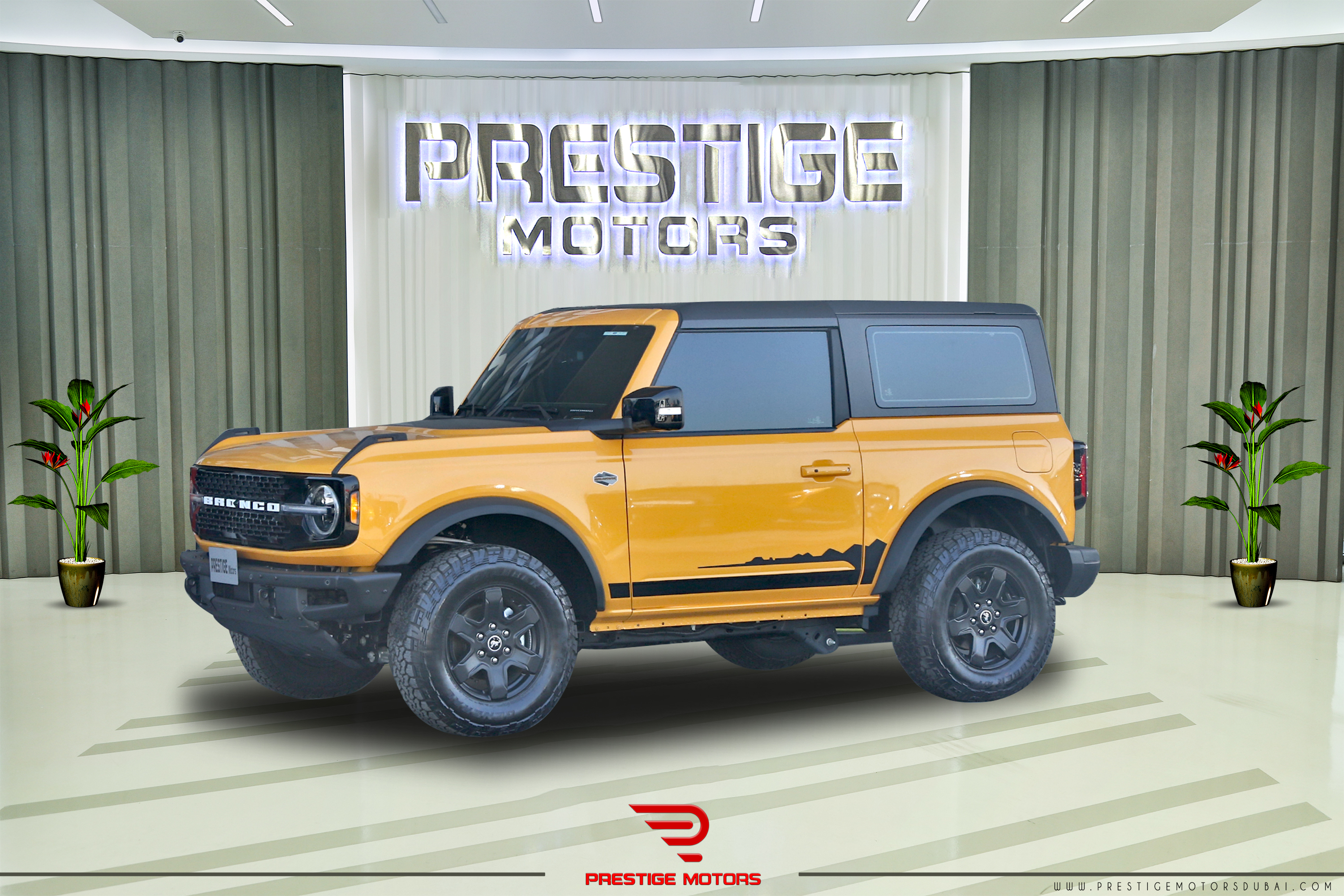 Ford Bronco Wildtrak 2021 GCC Two-door best fuel economy Prestige Dubai Motor