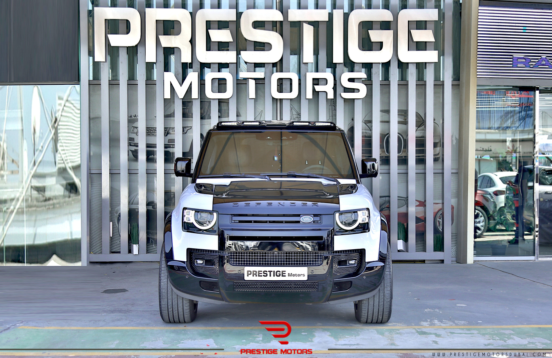 Land Rover Defender URBAN Kit 2022 V8 with Maltik full exhaust system Prestige Motor Dubai