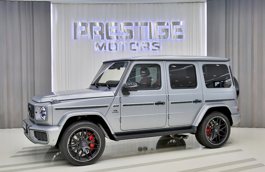 Mercedes-Benz G 63 AMG Silver Matte 2025 Local Registration +10% Prestige Dubai Motor