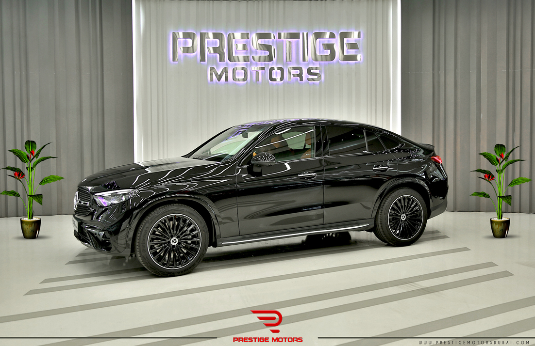 Mercedes-Benz GLC 200 2024 AMG Night Pack Coupe. For Local Registration +10% Prestige Dubai Motor