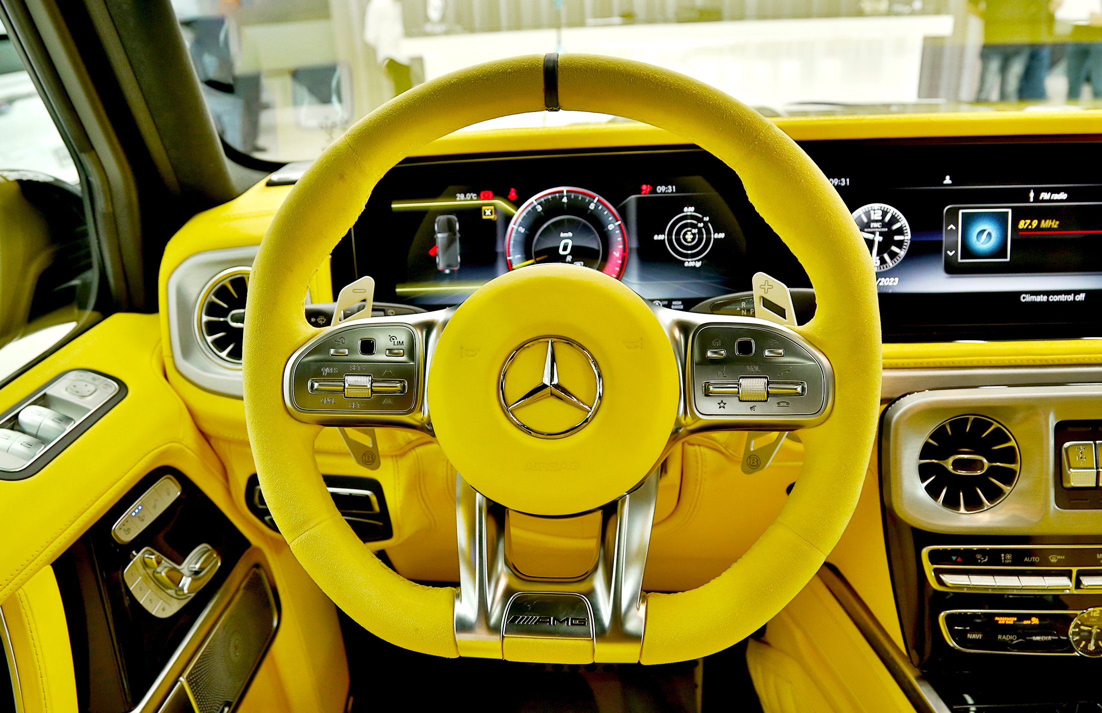 Mercedes-Benz G 800 Brabus 2021 - Black inside Yellow Prestige Motor Dubai