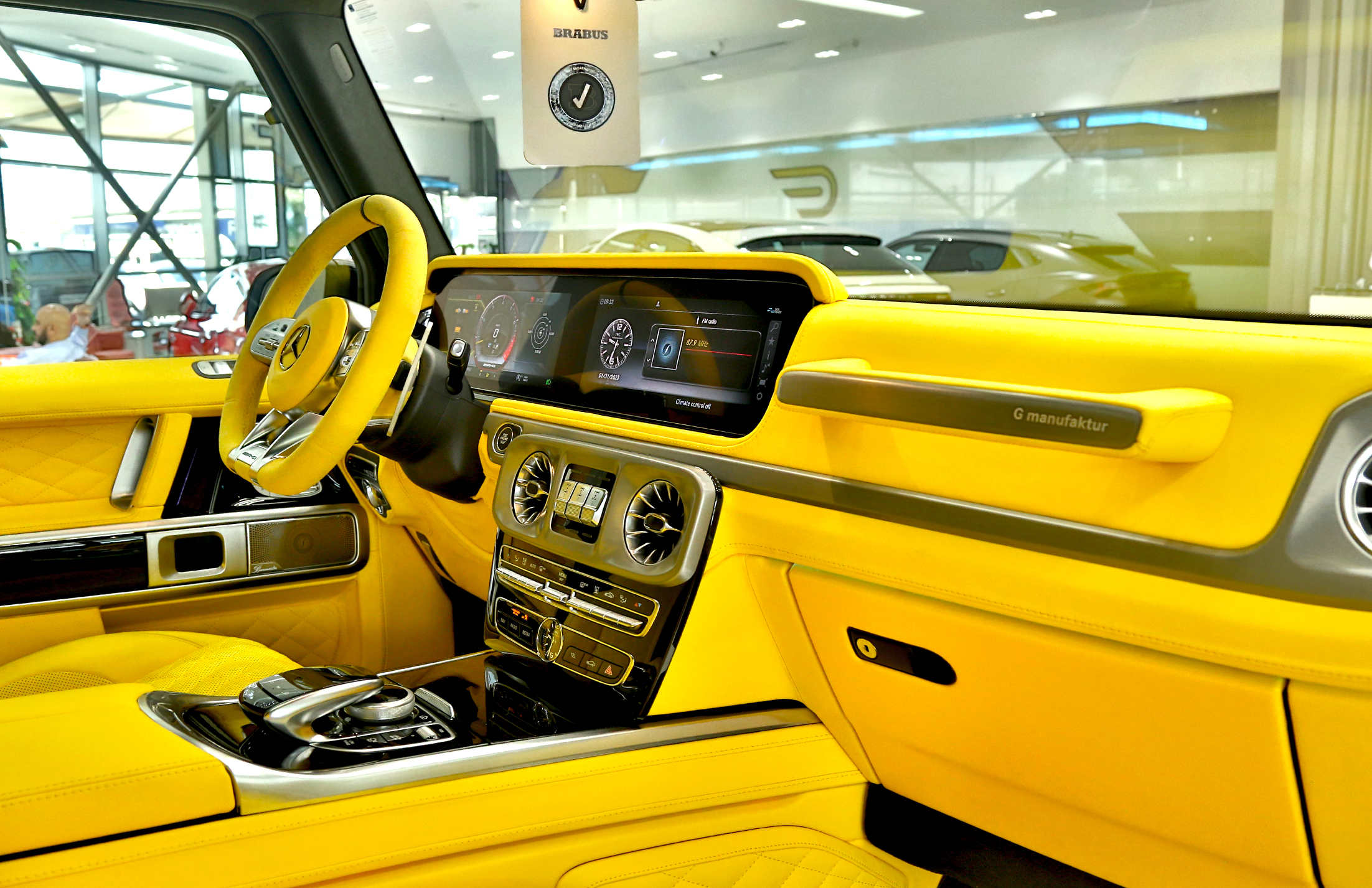 Mercedes-Benz G 800 Brabus 2021 - Black inside Yellow Prestige Motor Dubai