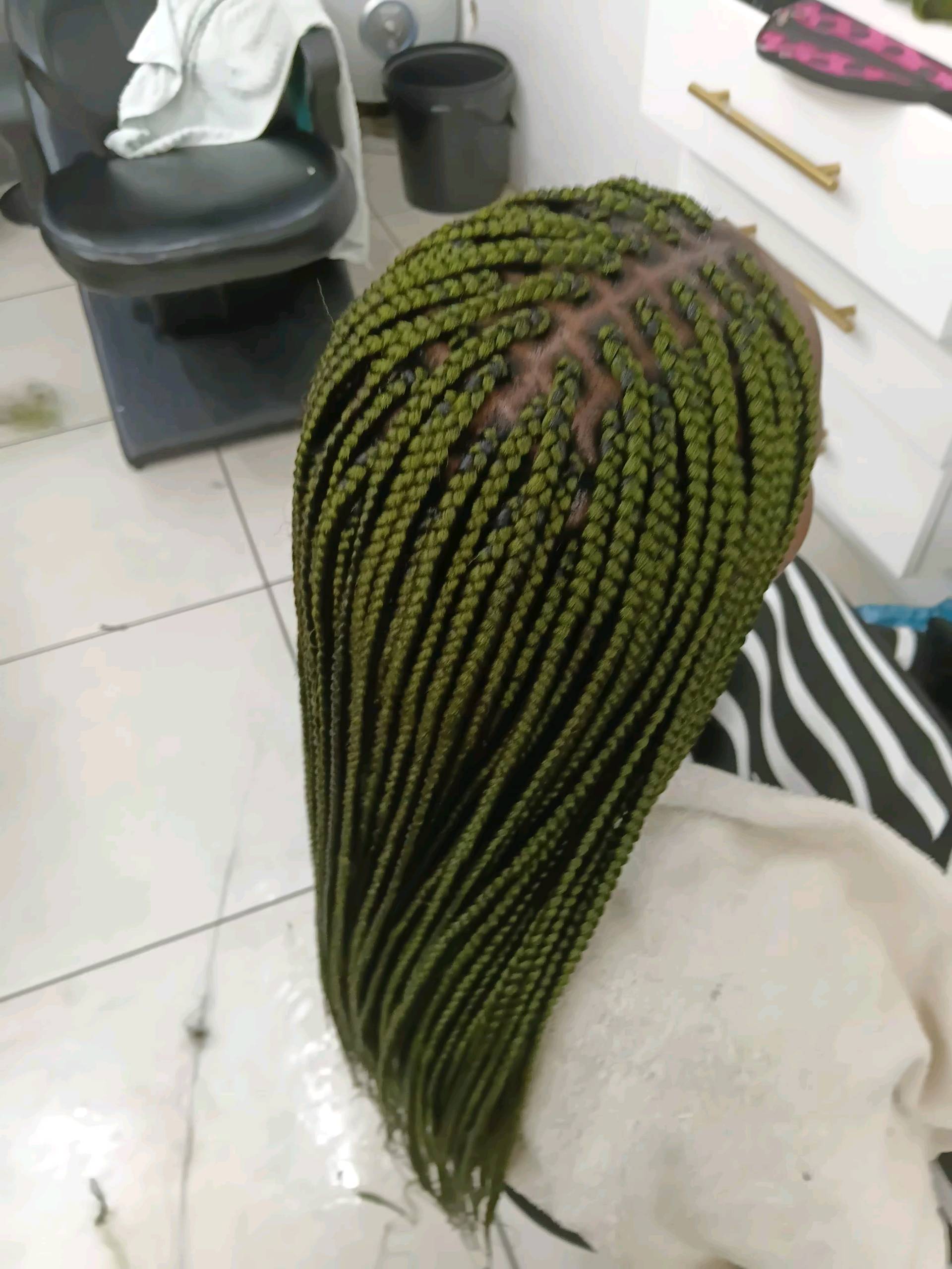 Chacha’s hair and eyelashes