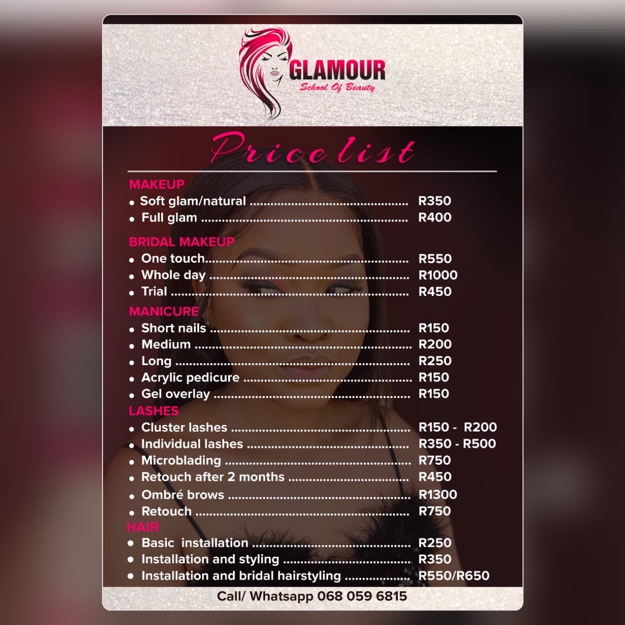 Glamour school of beauty