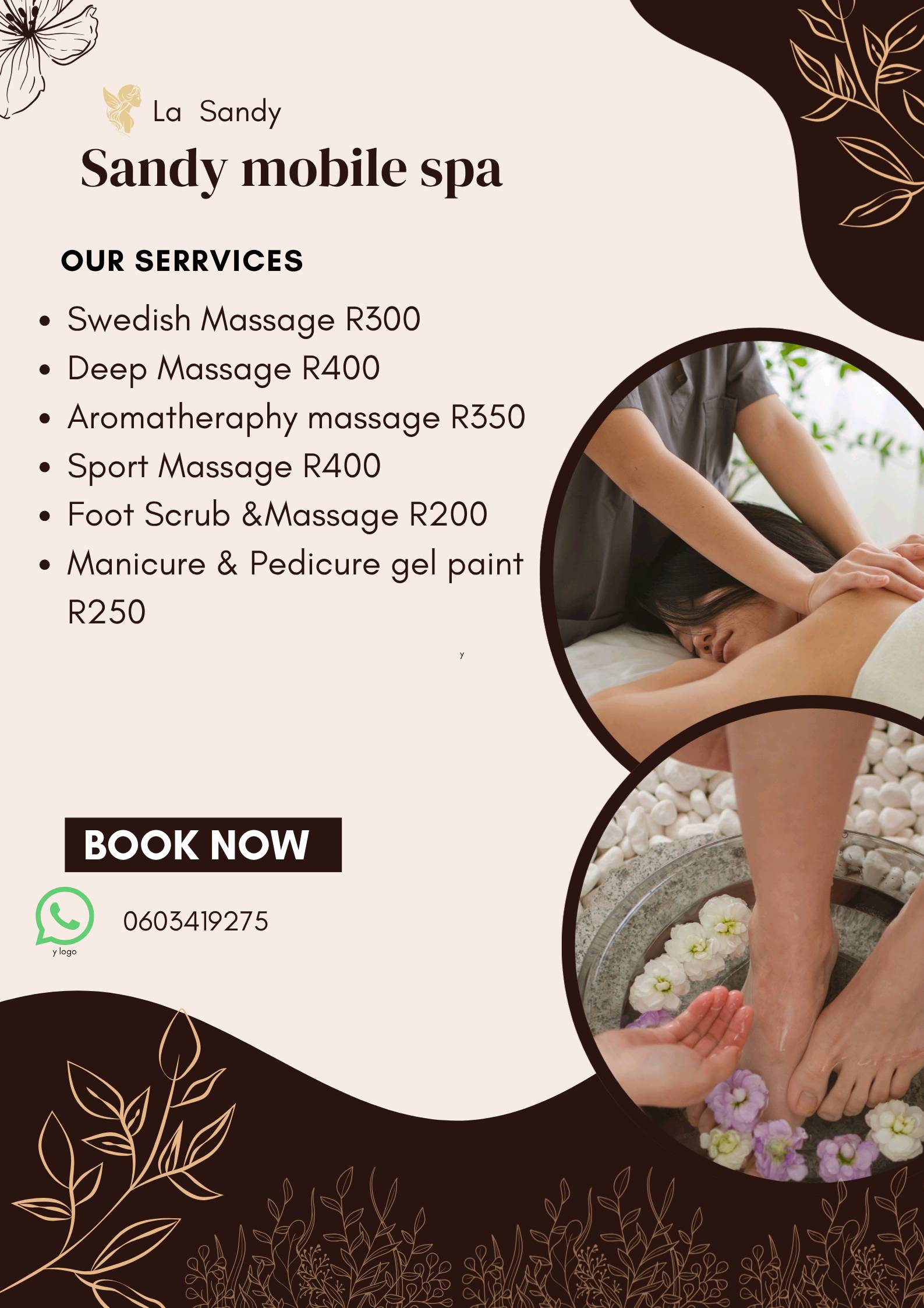 Sandy mobile spa